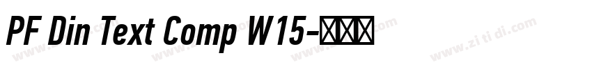 PF Din Text Comp W15字体转换